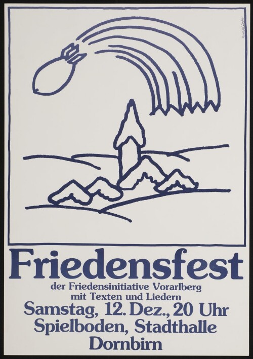 Friedensfest der Friedensinitiative Vorarlberg mit Texten und Liedern