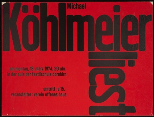 Michael Köhlmeier liest