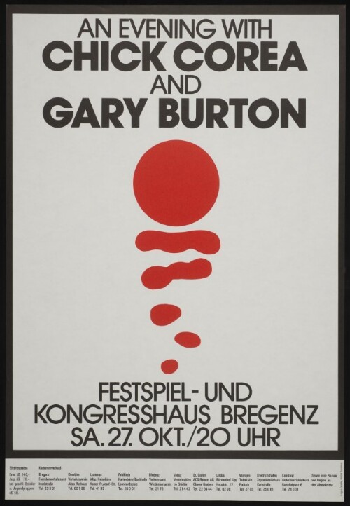 An evening with Chick Corea and Gary Burton