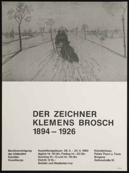 Der Zeichner Klemens Brosch 1894-1926