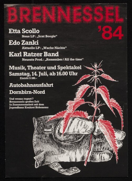 Brennessel '84 : Musik, Theater und Spektakel