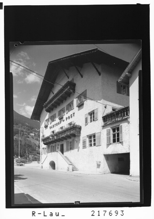 [Gasthof Post in Pfunds im Oberinntal / Tirol]