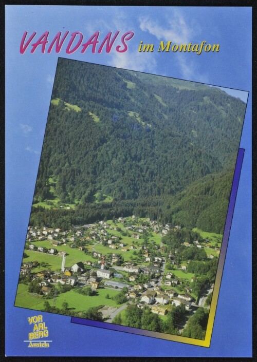 Vandans im Montafon Vorarlberg Austria