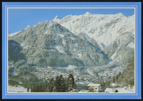 [Vandans] : [Vandans, 648 m gegen Zimba, 2643 m und Vandanser Steinwand Montafon - Vorarlberg ...]