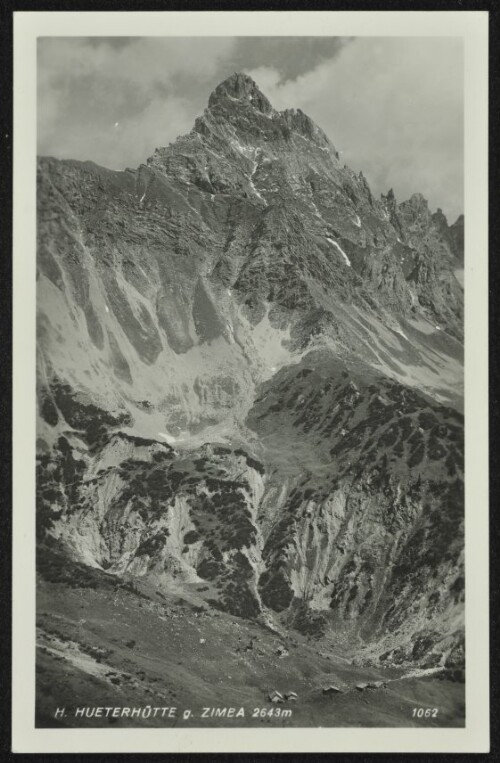 [Vandans] H. Hueterhütte g. Zimba 2643 m