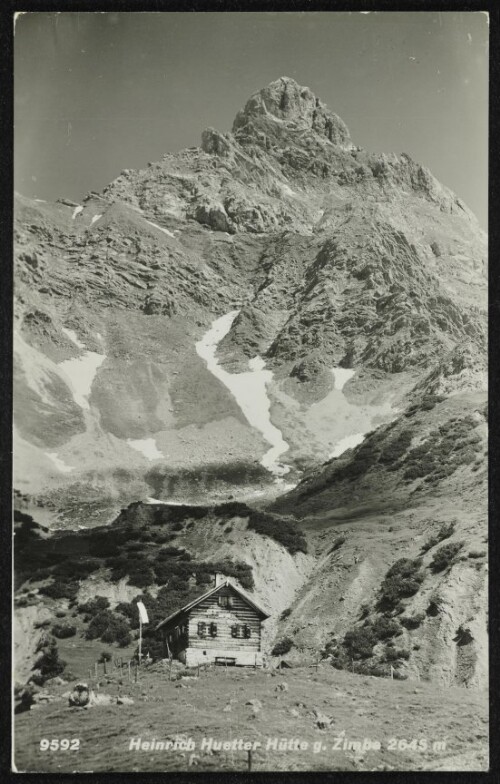 [Vandans] Heinrich Huetter Hütte g. Zimba 2645 m