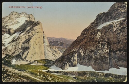 [Vandans] Schweizertor (Vorarlberg)
