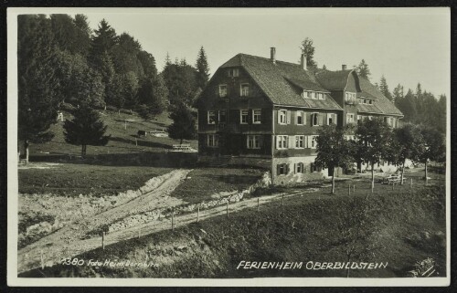 [Bildstein] Ferienheim Oberbildstein