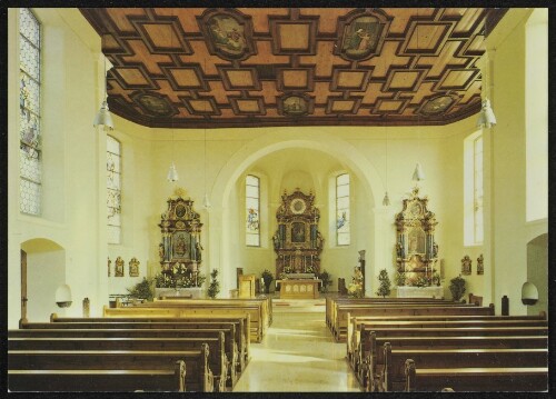 [Bildstein] : [Wallfahrtskirche Maria Bildstein / Vorarlberg nach der Renovierung 1974 ...]