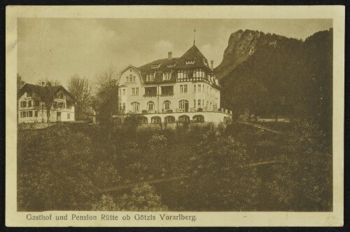 Gasthof und Pension Rütte ob Götzis Vorarlberg