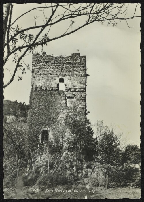 Ruine Montfort bei Götzis Vlbg.