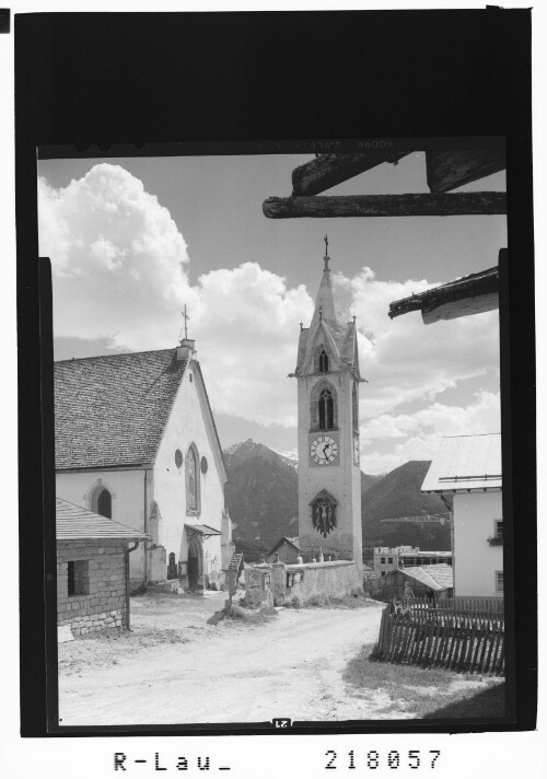 [Pfarrkirche in Serfaus im Oberinntal / Tirol]
