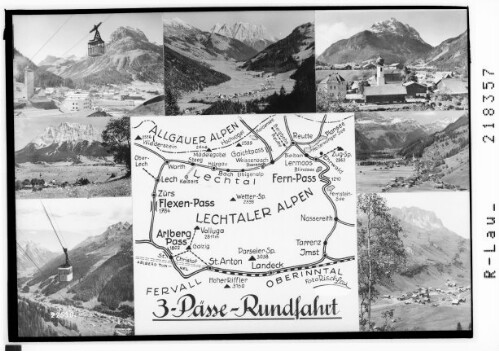 3 - Pässe - Rundfahrt : [Motive vom Arlberg und vom Ausserfern Vorarlberg / Tirol]