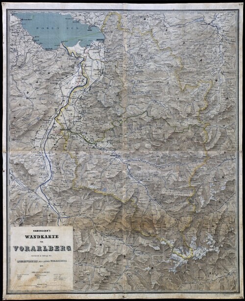 Randegger's Wandkarte von Vorarlberg