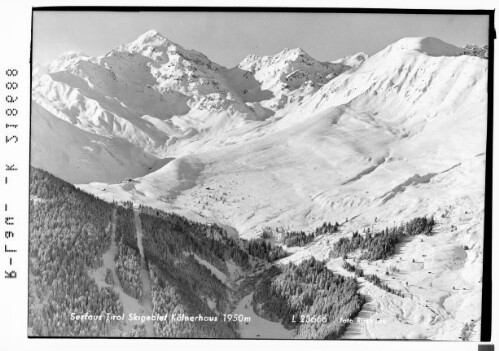 Serfaus Tirol Skigebiet Kölnerhaus 1950 m : [Skigebiet Komperdell ob Serfaus mit Furgler und Blankakopf]