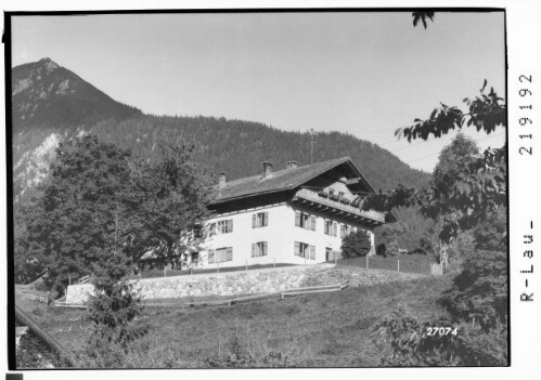 [Haus Falger Franz in Stanzach im Lechtal / Tirol]