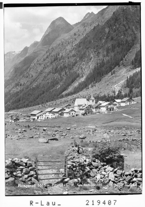 Plangeross 1616 m, Pitztal in Tirol