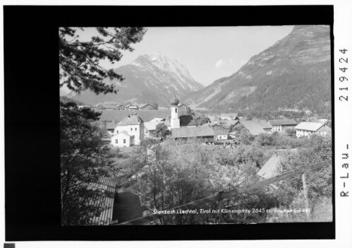 Stanzach im Lechtal / Tirol mit Klimmspitze