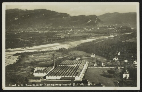 Hard a. B. Vorarlberger Kammgarnspinnerei (Luftbild)