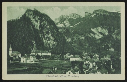 Hohenems, 430 m, Vorarlberg