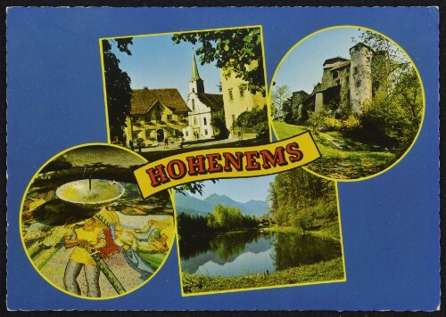 Hohenems : [Hohenems in Vorarlberg, Nibelungenbrunnen, Dorfzentrum, Bergsee, Burg Glopper ...]