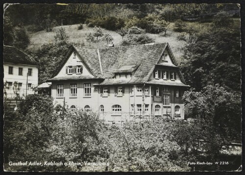 Gasthof Adler, Koblach a. Rhein, Vorarlberg