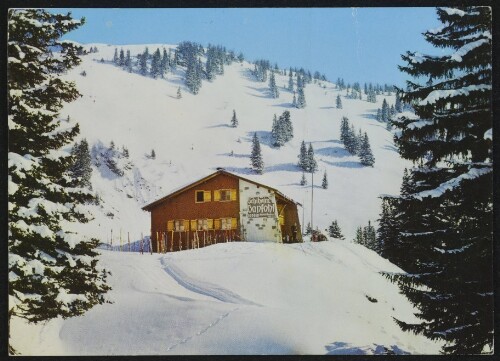 [Laterns] : [Schiheim Gapfohl (1600 m) gegen den Falben (1793 m) Vorarlberg - Österreich ...]