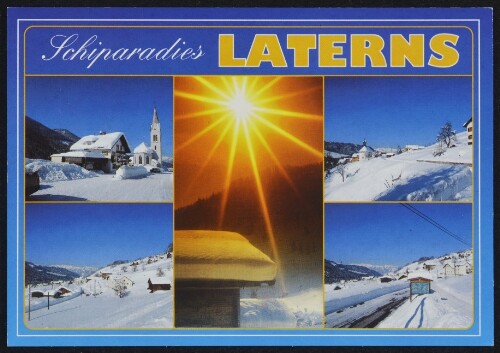 Schiparadies Laterns : [Wintersport - Freizeit - Erlebnis im schönen Laterns im Laternsertal, Vorarlberg - Austria ...]