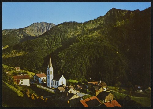 [Laterns Innerlaterns] : [Innerlaterns, 1048 m, mit Hochgerach, 1985 m, Laternsertal, Vorarlberg, Austria ...]