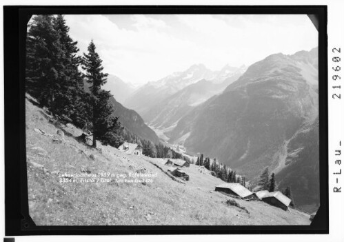 Lehnerjochhaus 1959 m gegen Rofelewand 3354 m, Pitztal / Tirol