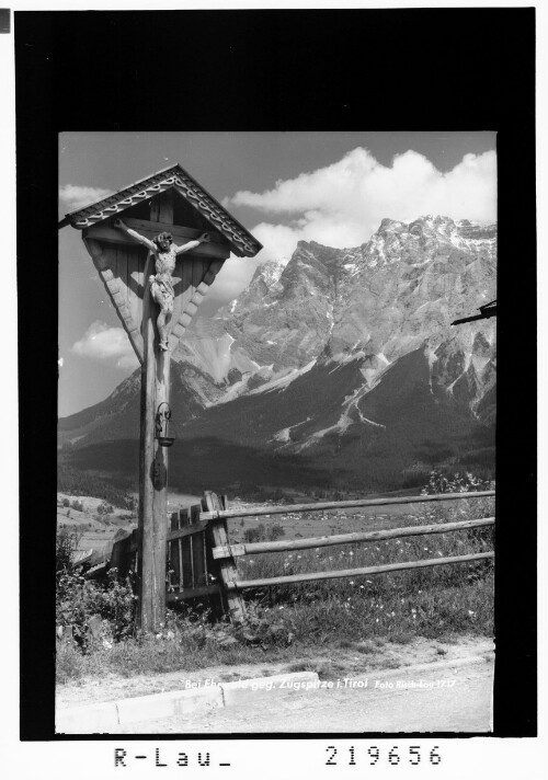 Bei Ehrwald gegen Zugspitze in Tirol : [Bei Lermoos / Blick zur Zugspitze und Wetterstein]