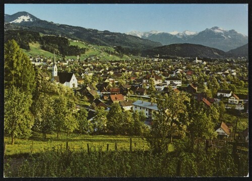 [Röthis] : [Röthis gegen Batschuns, Muntlix, Sulz und Walgauberge Vorarlberg, Österreich ...]