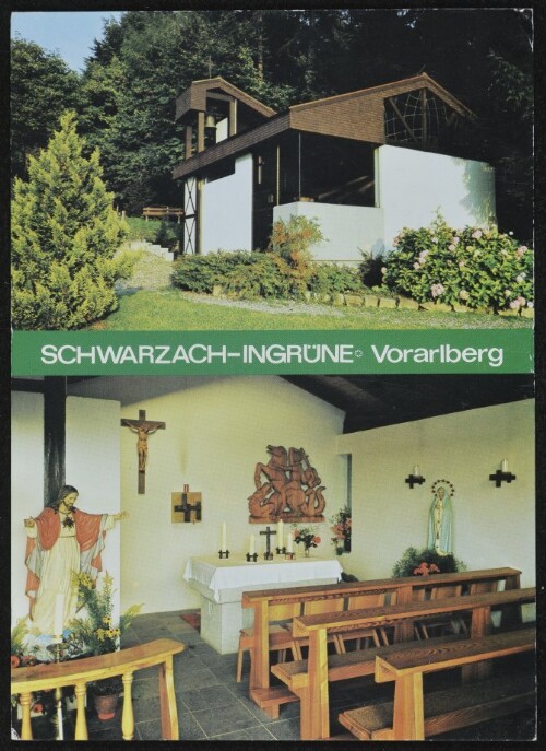 Schwarzach-Ingrüne Vorarlberg : [Blindenandachtsstätte St. Georg Schwarzach - Ingrüne Vorarlberg ...]