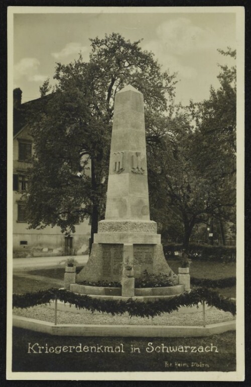 Kriegerdenkmal in Schwarzach