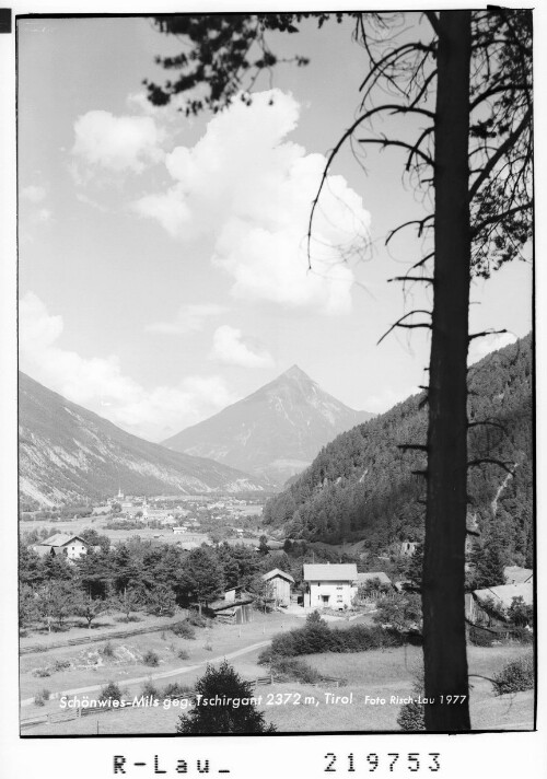 Schönwies - Mils gegen Tschirgant 2372 m / Tirol