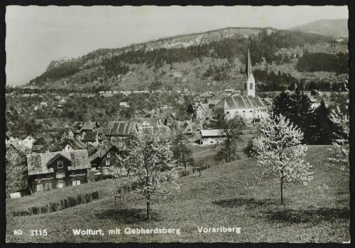 Wolfurt, mit Gebhardsberg Vorarlberg
