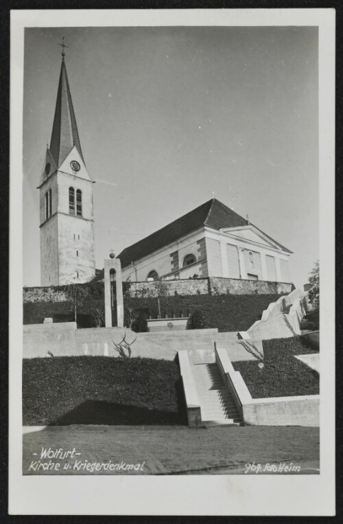 Wolfurt : Kirche u. Kriegerdenkmal