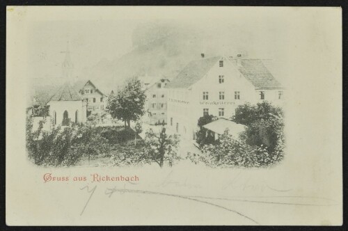 [Wolfurt] Gruss aus Rickenbach : [Correspondenz-Karte ...]