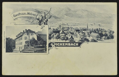 [Wolfurt] Rickenbach : Gasthaus z. Mohren : [Postkarte ...]