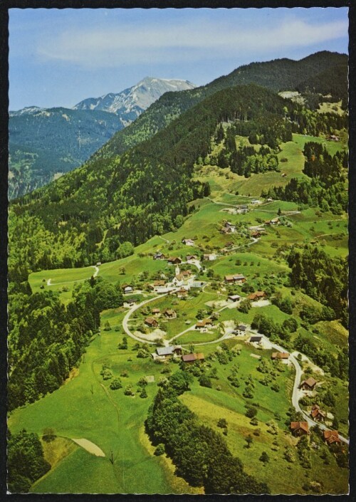 [Zwischenwasser Dafins] : [Bergdorf Dafins, 802 m, mit Hoher Freschen, 2006 m Vorarlberg - Austria ...]