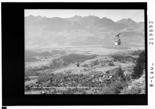 Düns mit Seilbahn Dünserberg / Walgau / Vorarlberg