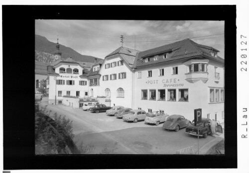 Lermoos / Tirol 1000 m, Hotel und Cafe Post