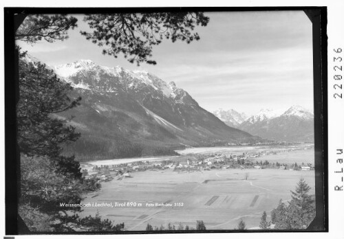 Weissenbach im Lechtal in Tirol 890 m