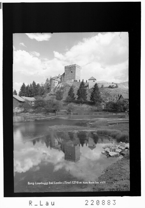 Burg Laudegg bei Ladis in Tirol 1216 m