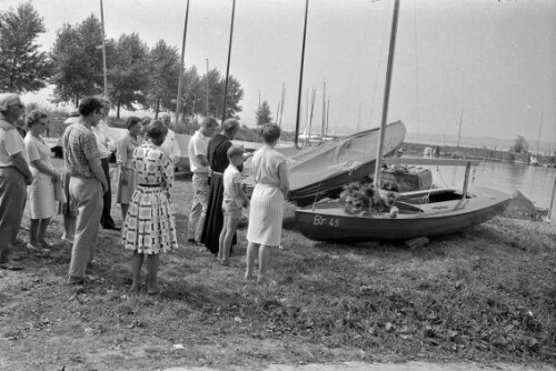 Schiffstaufe im Bregenzer Yachthafen bei Fam. Allgeuer