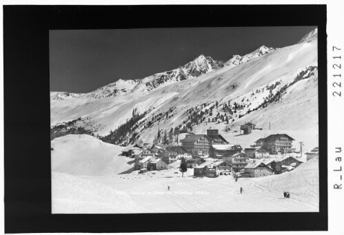 Obergurgl im Ötztal mit Wurmkogel 3082 m : [Obergurgl mit Kirchenkogel und Vorderem Wurmkogel]