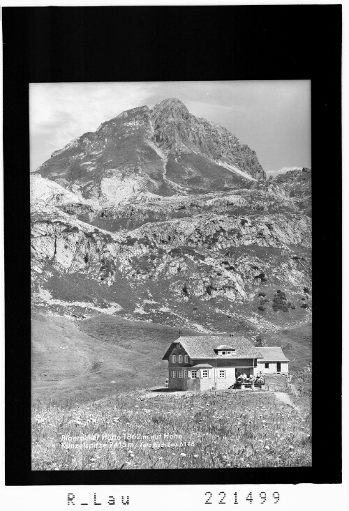 Biberacher Hütte 1862 mit Hohe Künzelspitze 2415 m