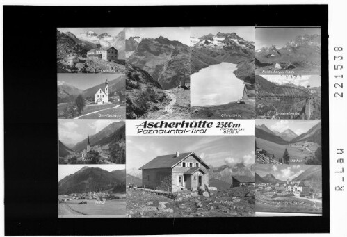 Ascherhütte 2300 m / Paznauntal - Tirol