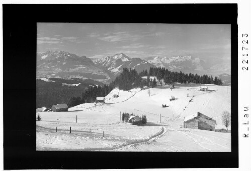 Furx bei Laterns Vorarlberg / Blick gegen Drei Schwestern