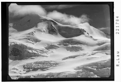 Ötztaler Alpen / Wildspitze 3772 m - Nord und Südgipfel mit Eisbrüchen